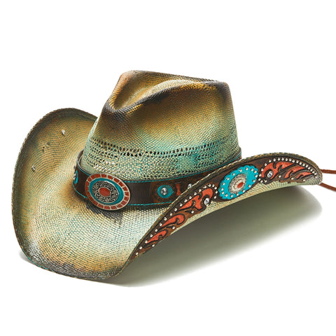 Southwestern cowboy with turquoise