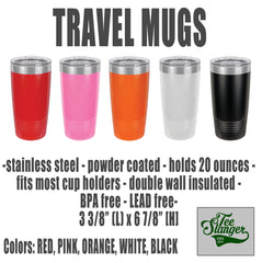 Travel thermos color options