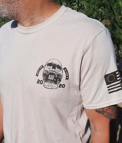 Patriotic t-shirt chest print