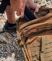 Tactical Backpack compartment demo