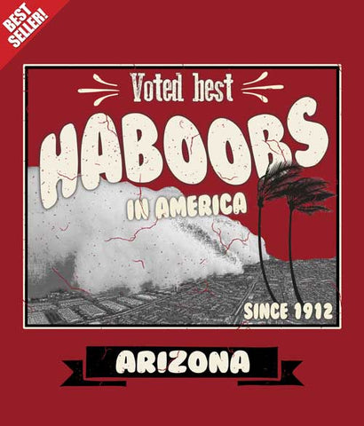 Arizona Monsoon Haboob t-shirt design closeup