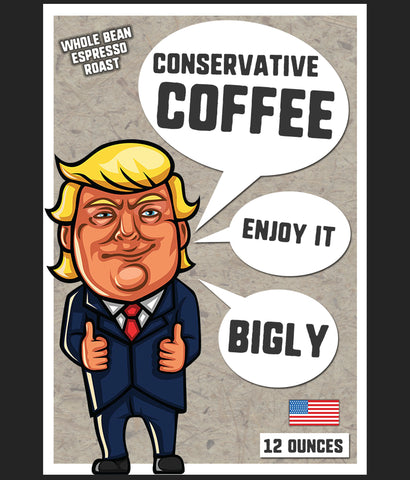 Trump Coffee bag gifts for conservatives