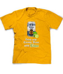 Coronavirus with Lime t-shirt funny