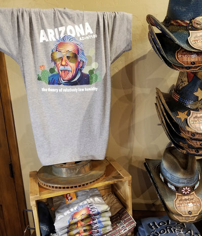 Funny Arizona Einstein t shirt in gift shop