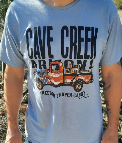 nice Cave Creek arizona freedom shirt from cave creek 