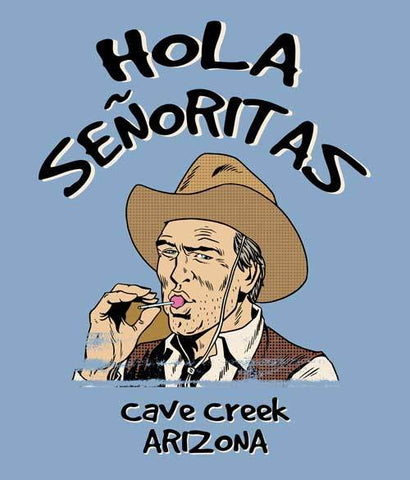 Arizona Cowboy tee shirt design closeup