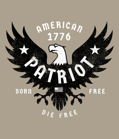 American Patriot hoodie closeup