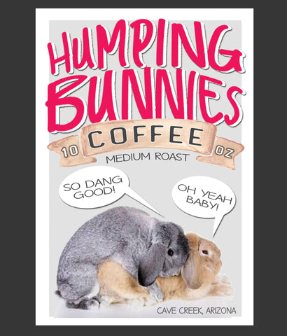 Fun coffee gifts humping bunnies coffee