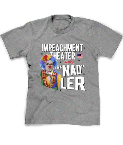 Jerry Nadler sucks tee shirt in clown suit