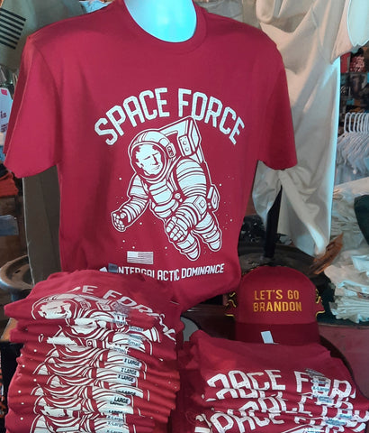 space force tees in gift shop for sale