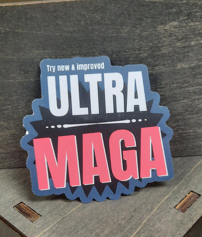 Ultra maga decal sticker