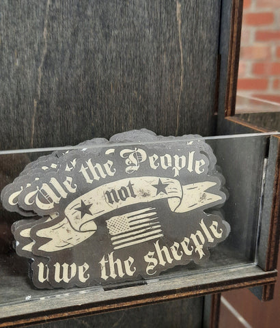 we the people sticker in gift shop