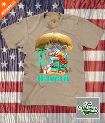 Hawaii Vacation Shirt in beachy brown
