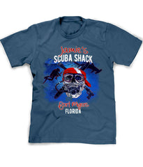 Florida Scuba Diving Shirt in Steel Blue