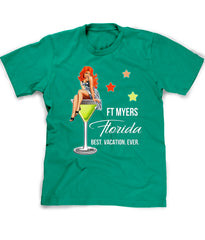 Florida Shirt in green - personalized