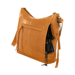 Soft leather concealed carry bag