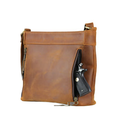 view of gun in concealed carry purse