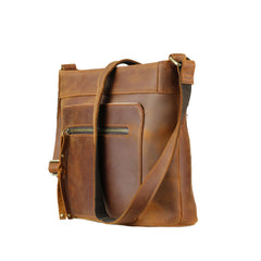 brown leather purse for gun owners