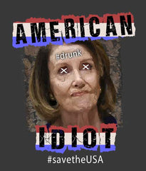 Nancy Pelosi sucks t-shirt design closeup
