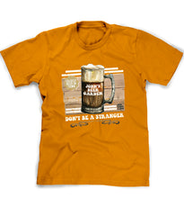 Beer t-shirt in orange