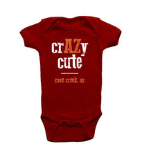 crazy cute arizona infant onesie