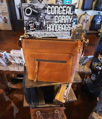 conceal carry purses displayed in store