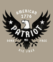 American Patriot hoodie closeup