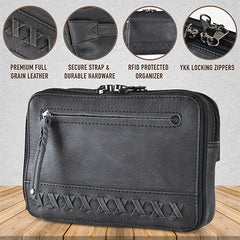 info on leather gun purse
